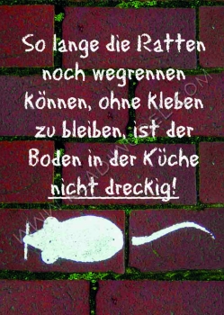 Poster: Solange die Ratten ....