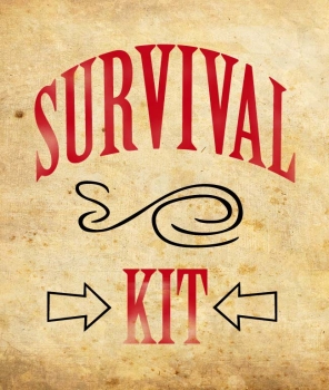 Aufkleber "Survival Kit"