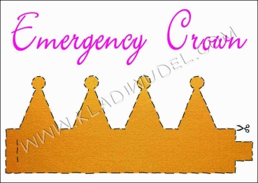 Postkarte - Emergency Crown