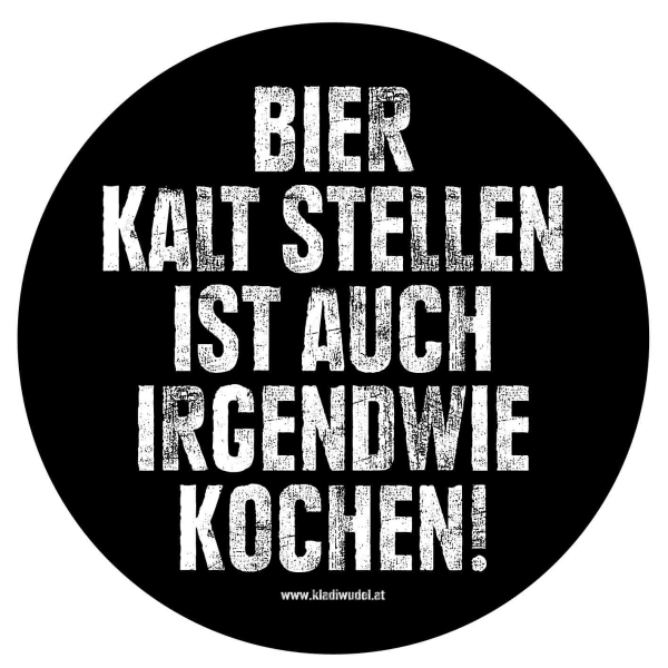 Bierdeckel Bier kalt stellen