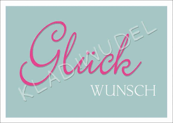 Postkarte - Glückwunsch