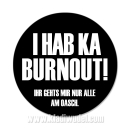 Button groß: Burnout